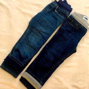 Kids Old Navy Fleece Lined Jeans.